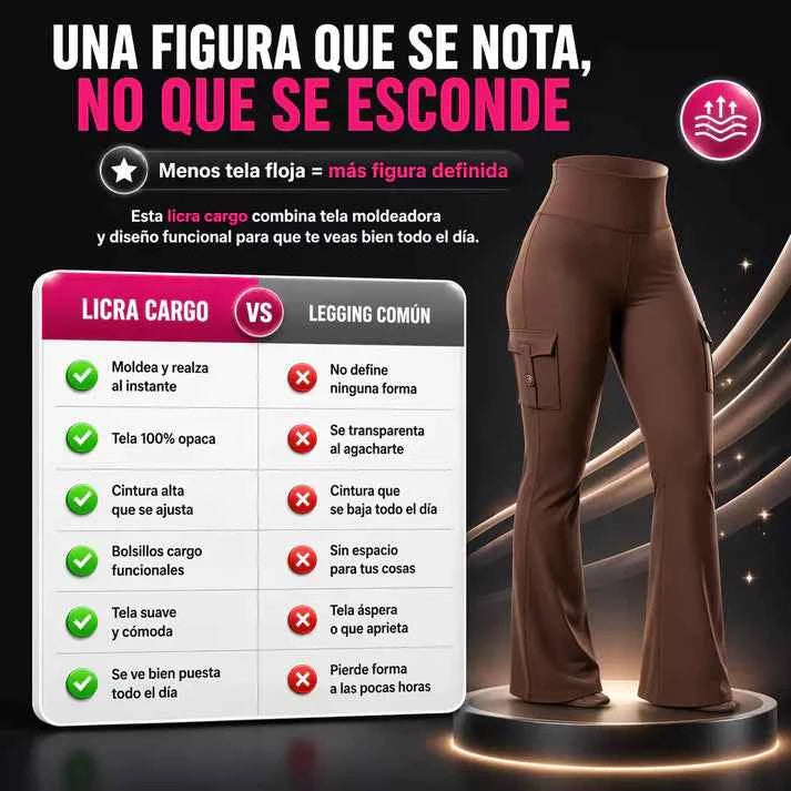 LICRA CURVY PUSH UP | TIPO CARGO - PIDE 3 y LLEVAS 2 GRATIS