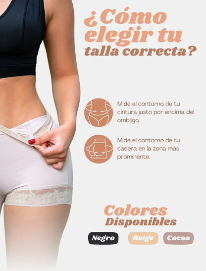 SHORT CACHETERO LEVANTACOLA CON VARILLA INVISIBLE FAJASMEDELLIN