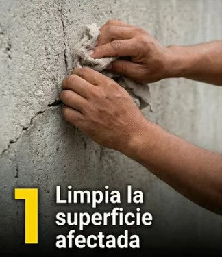 1. Limpia la superficie