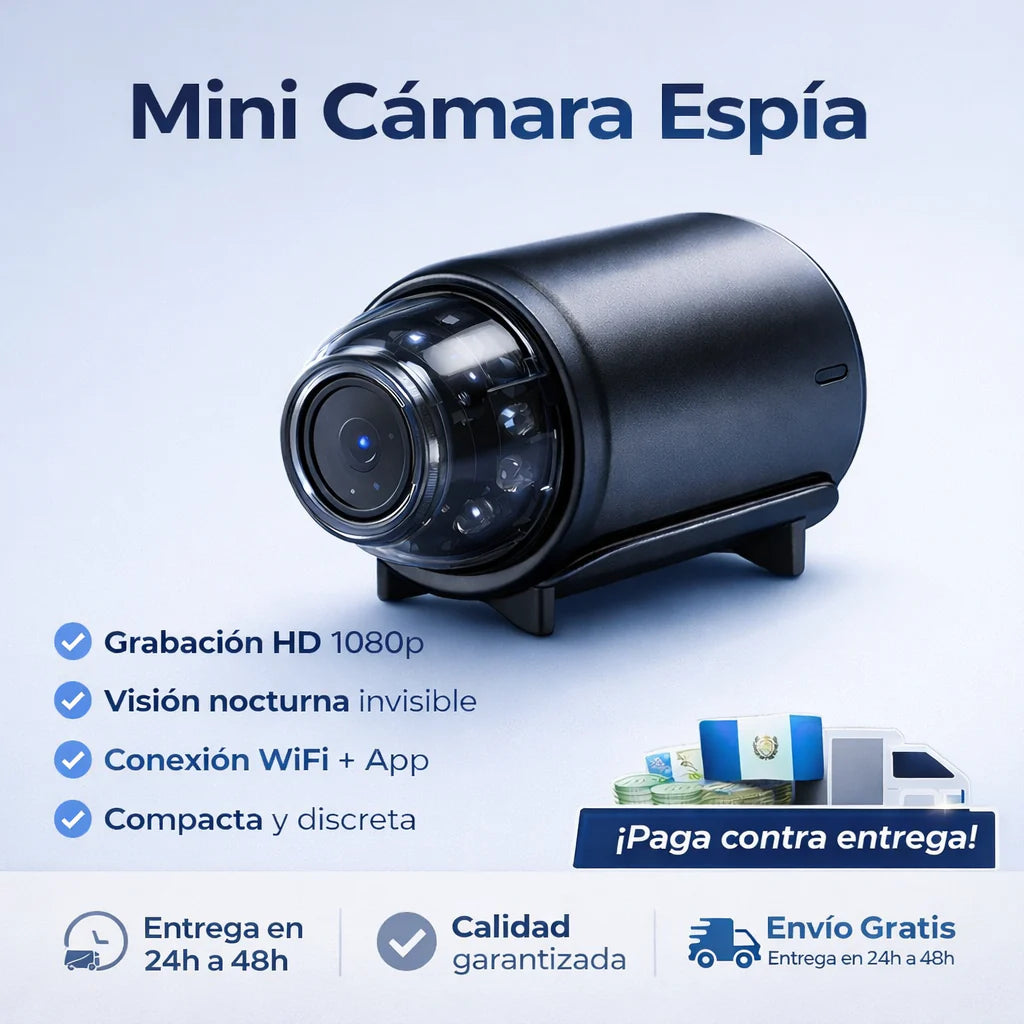 Mini Cámara de Seguridad Full HD 4K