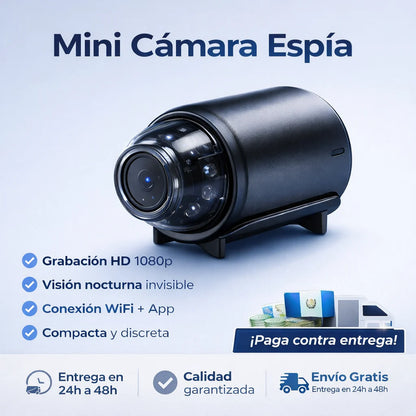 Mini Cámara de Seguridad Full HD 4K