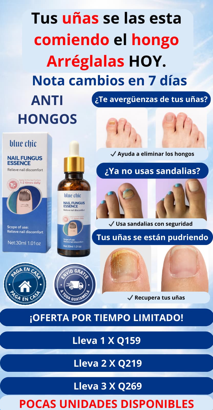 SUERO ANTI HONGOS NAIL FUNGUS