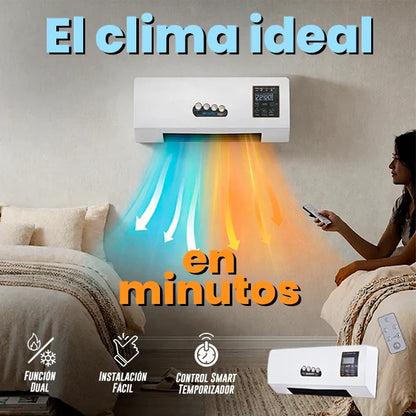 Aire Acondicionado Y Calefactor 2 En 1 Calefactor Split 110v Control Remoto