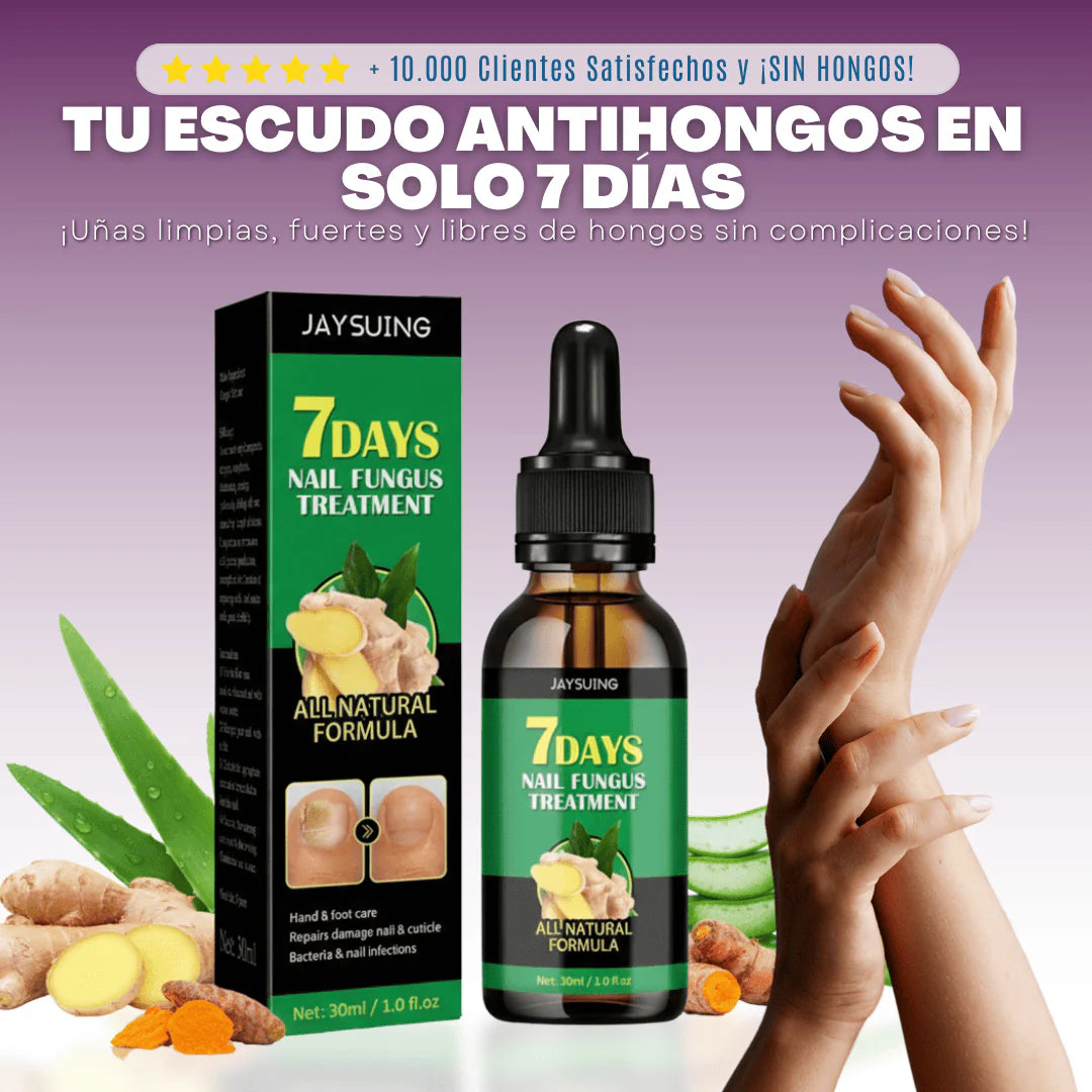 7 Days Fungus Free Nails® - Protege y elimina el hongo de tus Uñas (50ml)