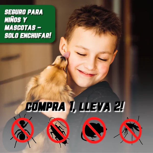 SUPER REPELENTE ULTRASÓNICO -🛡️ ¡PAGA 1 Y PROTEGE EL DOBLE!