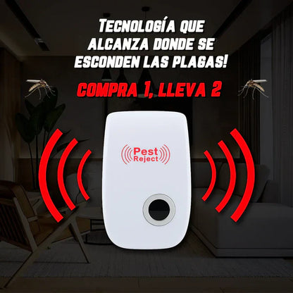 SUPER REPELENTE ULTRASÓNICO -🛡️ ¡PAGA 1 Y PROTEGE EL DOBLE!