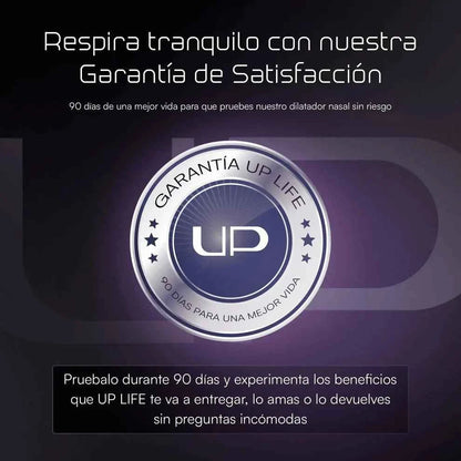 UP Life - Dilatador Nasal Premium | TIRAS NASALES ANTI RONQUIDOS