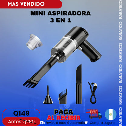 🙌 MINI ASPIRADORA 4 EN 1 👌